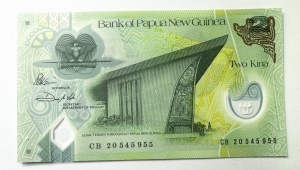 Bancnota Papua Noua Guinee – 2 Kina - Polimer