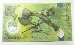 Bancnota Papua Noua Guinee – 2 Kina - Polimer - Img 2