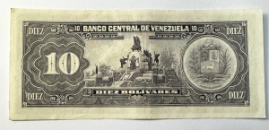 Bancnota Venezuela - 10 Bolivares 1986 - Img 4