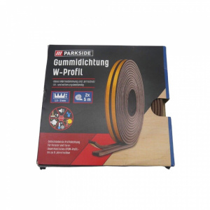 Banda autoadeziva de etansare usi ferestre, maro, 9 x 3.5 mm, 5m x 2, Parkside - Img 1