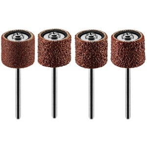 Benzi slefuire 12.7mm, K60-80-120-240, set 100 buc + coada 3.2mm, set 2 buc