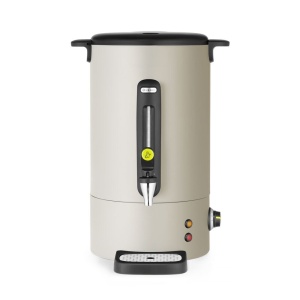 Boiler pentru bauturi calde alb mat 16 l, HENDI Uniq, Design de Bronwasser, 220-240V/1650W, 357x380x(H)502mm