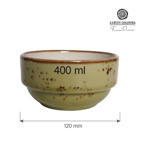 Bol stivuibil Olive 120 mm, 400 ml Fine Dine - Img 2