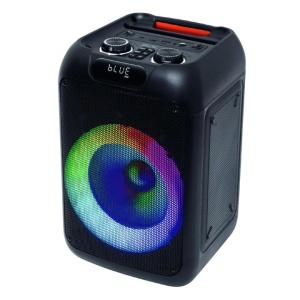 Boxa portabila petrecere KARAOKE Boombox, bluetooth, usb, card, 50W, sunet puternic, microfon,LED RGB, SAL PAR200 - Img 10