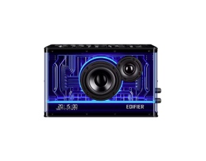 Boxa profesionala GAMING, lumini RGB, 40W, bluetooth 5.3, USB-A, USB-C, AUX, ecran LCD, Edifier QD35-BK - Img 3