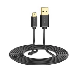 Cablu alimentare / date, 1m, USB 2.0 la mini-USB , conectori auriti, Ugreen