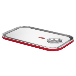 Capac pentru recipiente GN cu margine din silicon, HENDI, Kitchen Line, GN 1/4, 265x162mm
