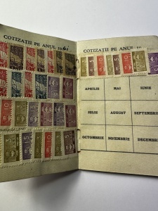 Carnet de membru al Consiliului Central al Sindicatelor din Republica Populară Romînă (RPR) - Img 3