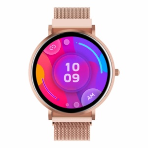 Ceas Smartwatch Denver SWC-394RG ROSE GOLD, Ecran AMOLED 1.32", curea metalica, Bluetooth Calling, autonomie pana la 5 zile - Img 6