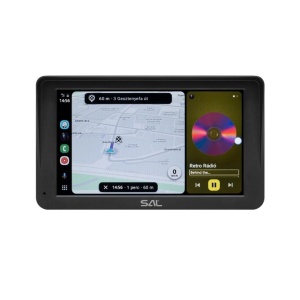 Centru multimedia inteligent pentru mașină, duba, TIR, ecran LCD de 7", CarPlay, Android Auto, Mirror Link, SAL - Img 4