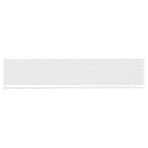 Coliere plastic EXTREME 12,0 × 700 mm, alb, 50 buc.