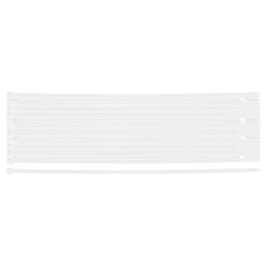 Coliere plastic EXTREME 4,8 × 300 mm, alb, 100 buc.