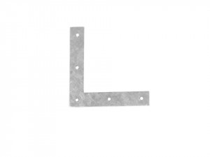 Coltar galvanizat, 90 grade, 4 orificii, 50 x 50 x 12 x 2mm, F.F. Group - Img 2