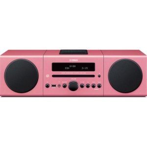 Combina muzicala mini, micro-sistem Yamaha CRX-040 / MCR-040, redare USB, CD, Ipod, radio, aux, roz, second hand - Img 2