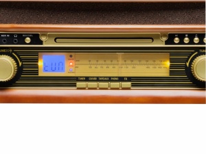 Combina muzicala tip RETRO, cd-player, usb, tunner, aux, caseta, pick-up, cutie lemn, Denver MCR-50MK3 - Img 11