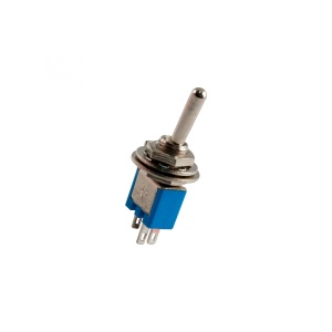 Comutator basculant, 250V, 1 circuit, cu mâner, cu comutare - Img 1