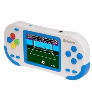 Consola retro portabila jocuri 8bit, alimentare baterii 3 x AAA, 200 jocuri incluse, ecran LCD Color 2.8", Denver - Img 7