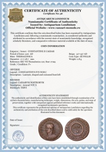 CONSTANTINE II CAESAR ( 320 AD ) -Moneda Antica Romana - Img 2