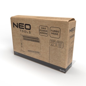 Convector, radiator electric, 2000W TURBO, 3 trepte putere, ventilator incorporat, alb, Neo - Img 12