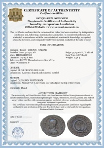 CRISPUS - CAESAR ( 321-324 AD ) - Moneda Antica Romana - Img 2