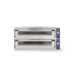 Cuptor profesional pizza Trays 66 L Glass 2 camere 20400 W interval de temperatura de la 50?C la 500?C Hendi 2x 1230x840x(H)175 mm