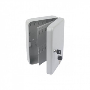 Cutie depozitare chei, 48 chei, 250 x 180 x 75 x 0.6mm, alb, F.F. Group - Img 1
