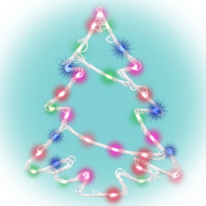 Decor fereastra LED - Img 1