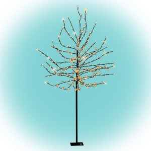 Decoraţiune cu LED-uri, cireş, 2 m, 230V
