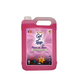 Detergent rufe, gel de rufe 3 in 1, parfum floral, pachet economic, 5L, Floare de Roua