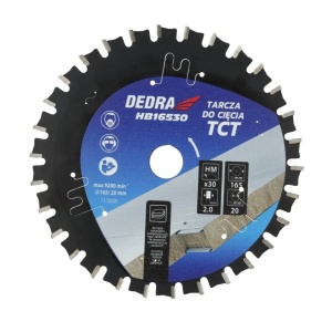 Disc circular multifunctional pentru taiat panouri sandwich, multistrat, 210 x 2 x25.4mm, 36 dinti, Dedra