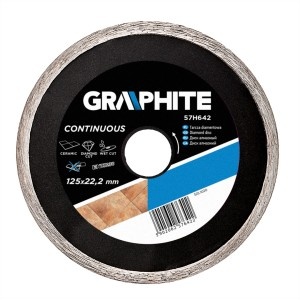 Disc diamantat 125mm, continuu, pt placi ceramice