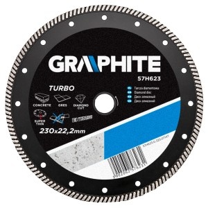 Disc diamantat Turbo-super subtire 230mm, pt beton/zidarie