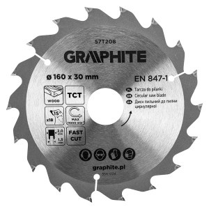 Disc fierastrau, VIDIA, 160 x 30 mm, 18 dinti
