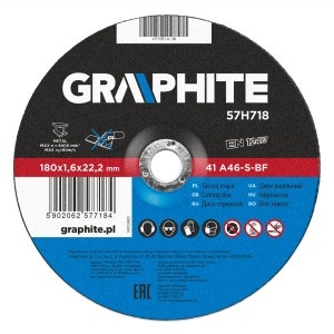 Disc taiere, pentru metal 180x1.6 x 22.2 mm,