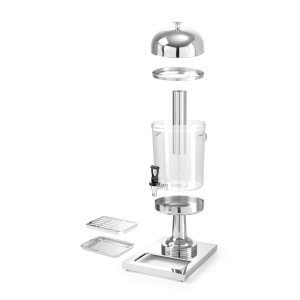 Dispenser suc 16 litri, suport inox, container din policarbonat, Hendi, robinet antipicurare, 580x350x560 mm - Img 2