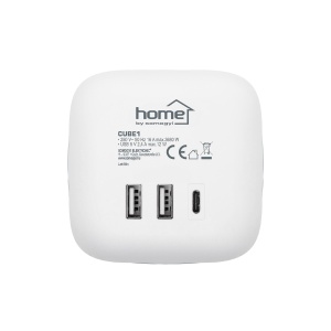 Distribuitor cub, comutator, 3 prize 16A 250V~, 2xUSB-A, 1xUSB-C - Img 3