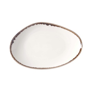 Farfurie forma organica Vanilla, 350x210 mm Fine Dine
