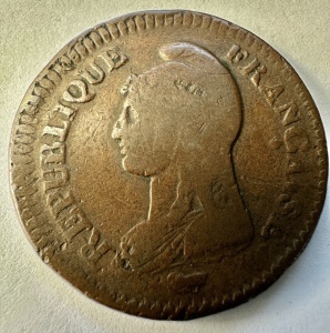FRANTA - PRIMA REPUBLICA - UN DECIME ( 1796-1797 ) - Img 2