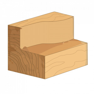 Freza lemn cu rulment, prindere 1/4" / 6.35mm, 1/2" x 3/4" x 1/2", Silverline - Img 5