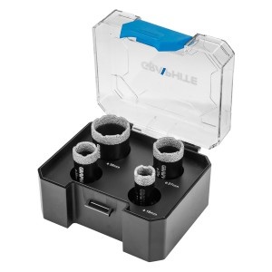 Freze diamantate (18, 22, 27, 35 mm), set de 4 piese