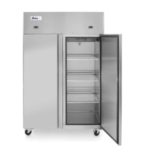Frigider si congelator profesional Hendi Profi Line cu 2 usi 420+420 L 1200x745x(H)1950 mm otel inoxidabil -2/+8°C, -17˚/-22˚C 700 W 3 rafturi 510x525 mm incluse - Img 2