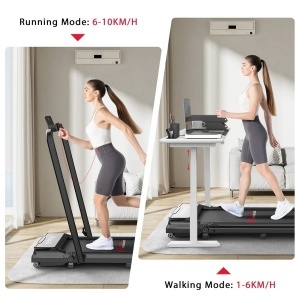Futópad, összecsukható, sebesség 1-10Km, teherbírás 120Kg, vezérlőpanel, Treadmill Q2 Pro, eredeti sérült csomagolásban. - Img 3