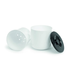 Galeata cu capac pentru gheata cu pereti dubli Hendi , capacitate 10 litri, diamertru 292x(H)220mm - Img 2
