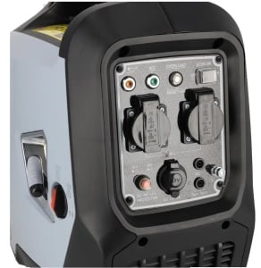 Generator portabil silentios, grup curent electric cu invertor, camping, pescuit, 1800W / 2000W, 220V, Dedra DEGA2000 - Img 4