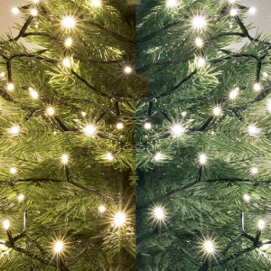 Ghirlanda LED, DUAL COLOR, alb cald/alb rece - Img 1
