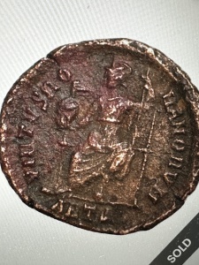 GRATIAN ( 378-383 AD )-Moneda Antica Romana - Img 2