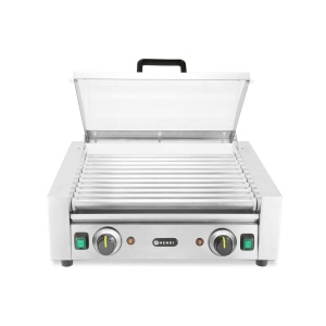 Grill rola Hendi cu capac, 11 role, 220-240V/980W, 566x527x(H)259mm