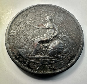 Half Penny 1799 - GEORGE III - GREAT BRITAIN - Img 2