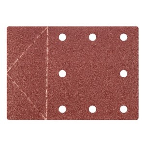 Hartie abraziva 115x160mm,K80,pt otel/lemn/plastic-set 3 buc