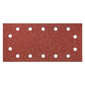 Hartie abraziva cu Velcro 115x230mm, K40, cu gauri - set 5 buc